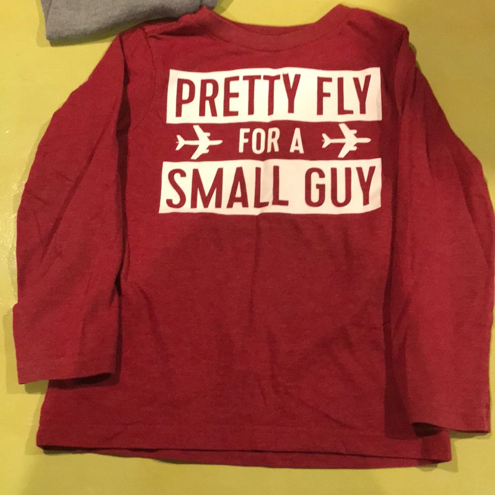 Red long sleeve shirt